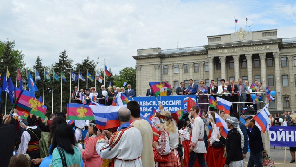 May-Day parade in Krasnodar