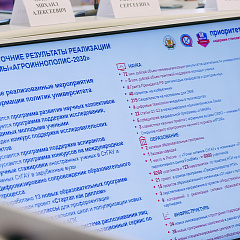 Делегация Кубанского ГАУ во главе с ректором Александром Трубилиным посетила с рабочим визитом Ставропольский ГАУ 
