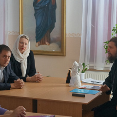 Встреча совета воспитателей КубГАУ с духовенством  храма Рождества Христова