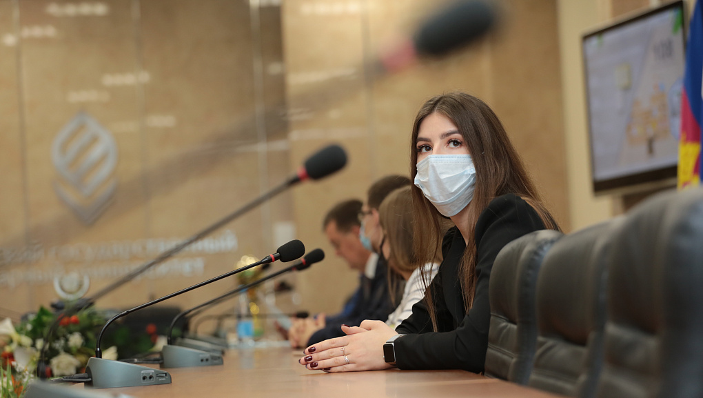 Встреча ректора Кубанского ГАУ со студенческим активом университета.