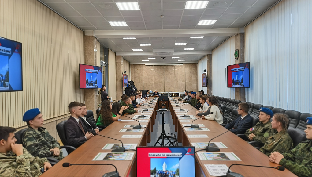 Встреча представителей Кубанского ГАУ с юнармейцами