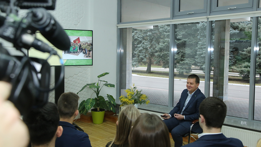 Ректор встретился со студентами медиацентра КубГАУ