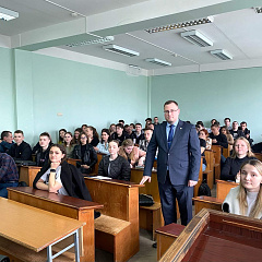 Кубанский юрист Юрий Белан провел профориентационный семинар для студентов КубГАУ