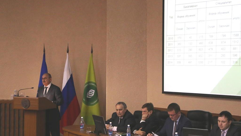 Заседание ученого совета КубГАУ 16 февраля
