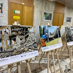 Выставка «Хроники террора украинского неонацистского режима» в КубГАУ