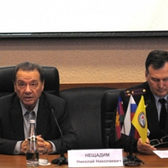 Встреча студентов юрфака КубГАУ с полковником МВД  В. И.Новоковским