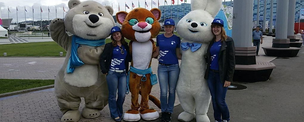 Наши волонтеры на открытии летнего сезона в Олимпийском парке!