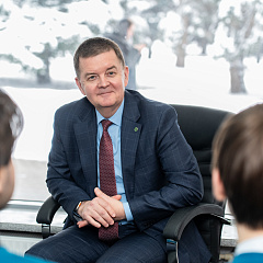 Ректор встретился с участниками «Первого Аграрного» медиацентра