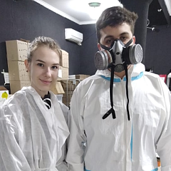 Студенты КубГАУ помогают пострадавшим птицам в Анапе