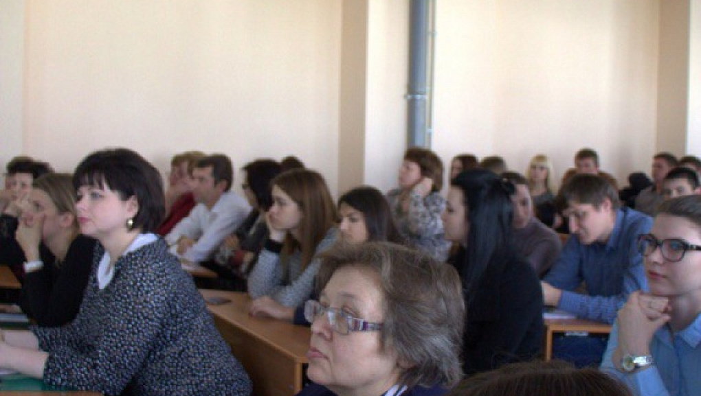 Заседание студенческого научного общества на факультете защиты растений 