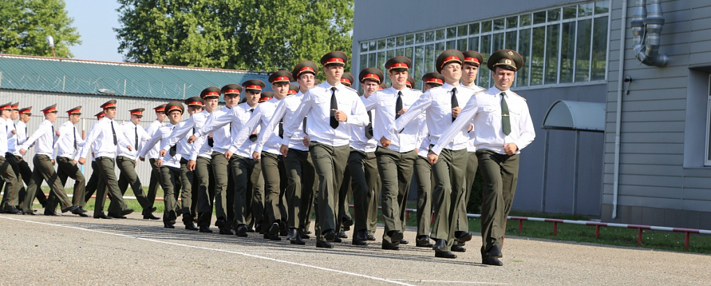 Выпускной в Учебном военном центре КубГАУ 