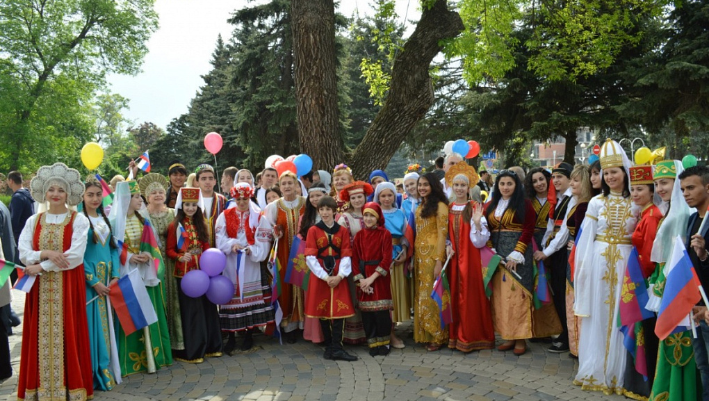 May-Day parade in Krasnodar