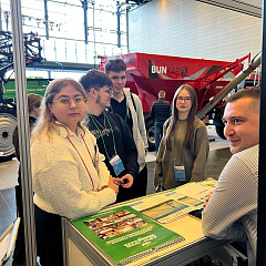 Студенты КубГАУ на конференции «Сторонники прямого посева»