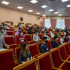 Встреча  проректора по международной и молодежной политике Полутиной Т.Н. со слушателями Подготовительного отделения