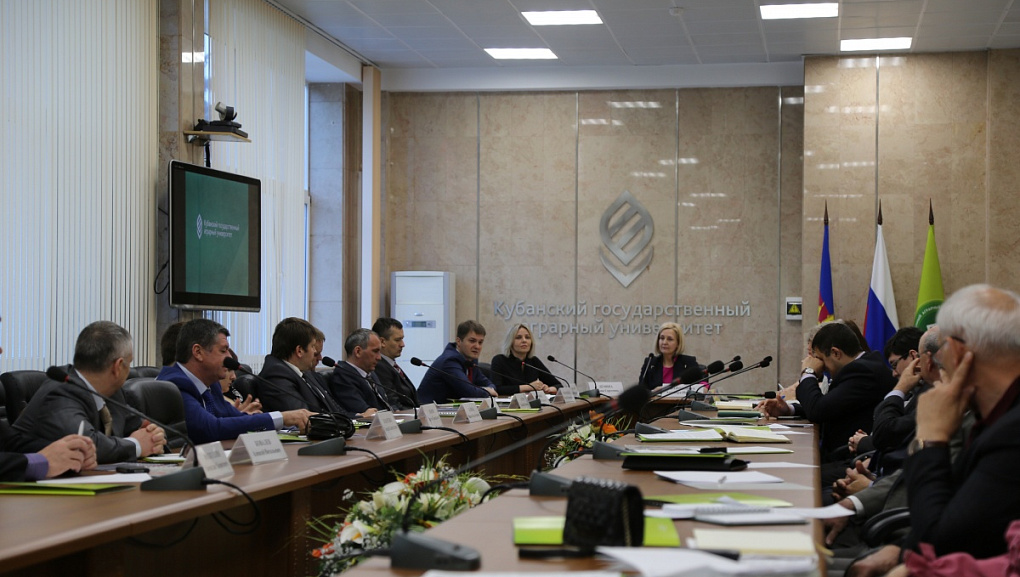 Представители компании «Тандер» и руководство КубГАУ обсудили детали партнерства