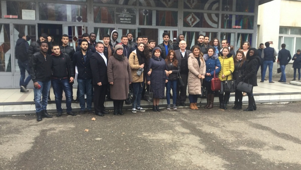 Foreign students are guests of mechanization faculty