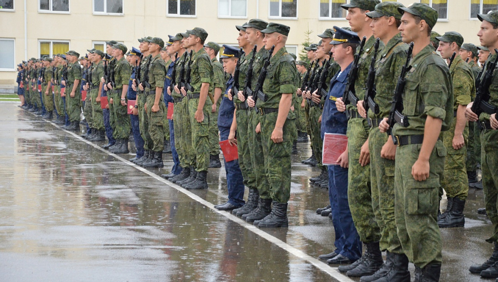 Клятва верности Родине от курсантов военной кафедры КубГАУ