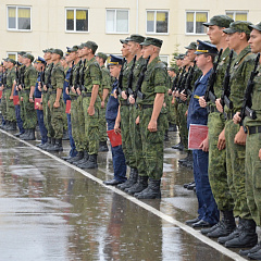 Клятва верности Родине от курсантов военной кафедры КубГАУ