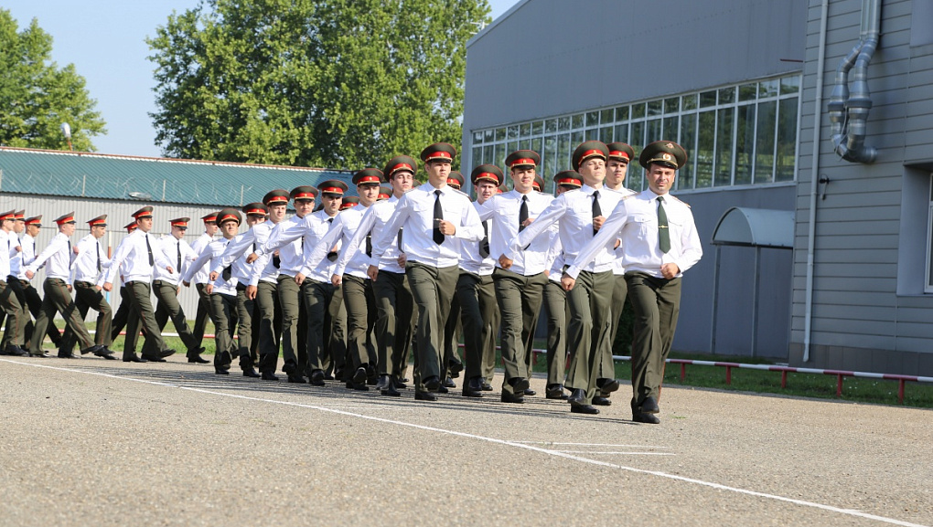 Выпускной в Учебном военном центре КубГАУ 