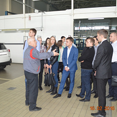 Студенты мехфака побывали в компании «Ключавто»