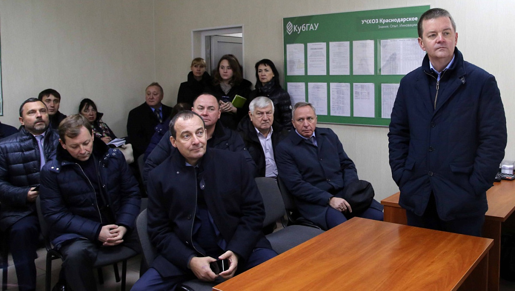 Выездное заседание комитета ЗСК прошло в учхозе «Краснодарское»