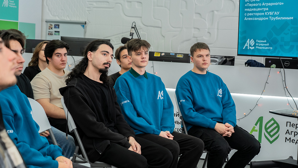 Ректор встретился с участниками «Первого Аграрного» медиацентра