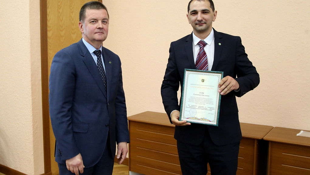 Минсельхоз выразил благодарность сотрудникам КубГАУ