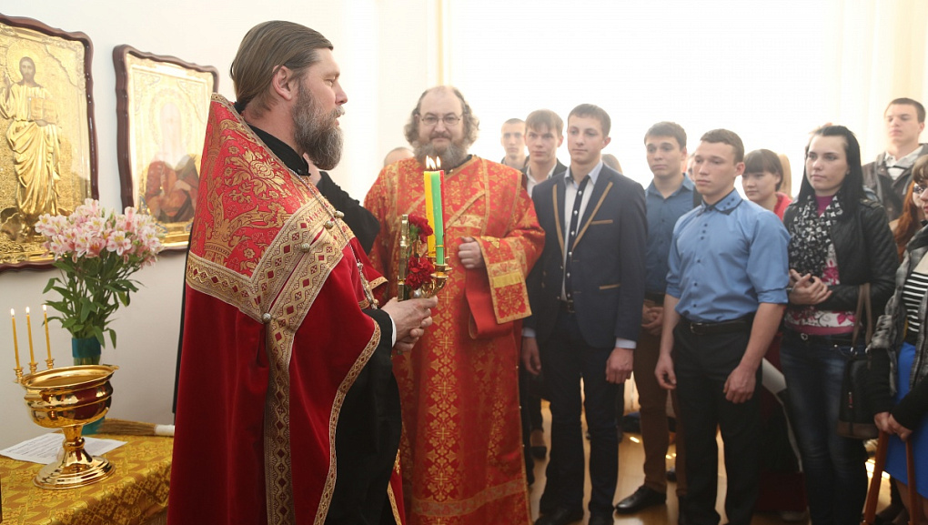 Благодатный огонь прибыл в КубГАУ!