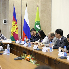 The delegation from the twin-city Harbin (China) visited KubSAU