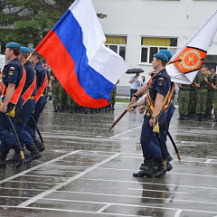 Клятва верности Родине от курсантов военной кафедры КубГАУ