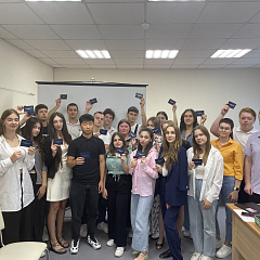 Вручение студенческих билетов на факультете заочного обучения