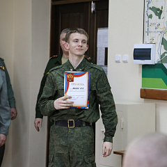 Соревнования студентов учебного военного центра