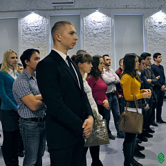 Родион Пилюк на пьедестале банка «Центр-Инвест»