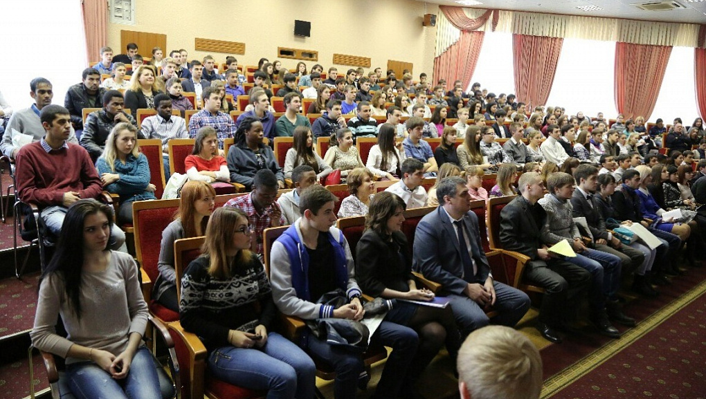 Встреча ректора и иностранных студентов
