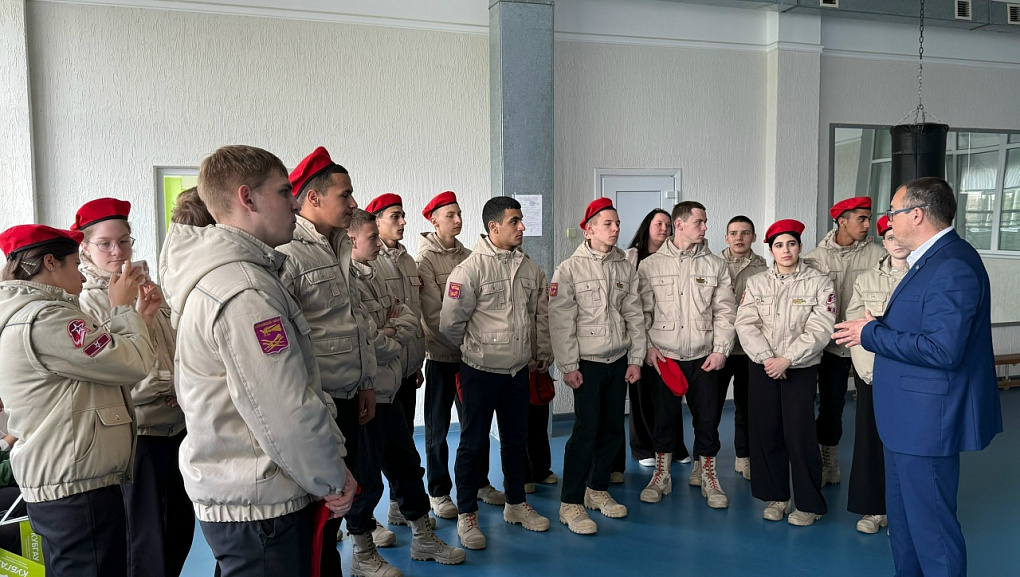 Кубанский ГАУ посетили кадеты Юнармии