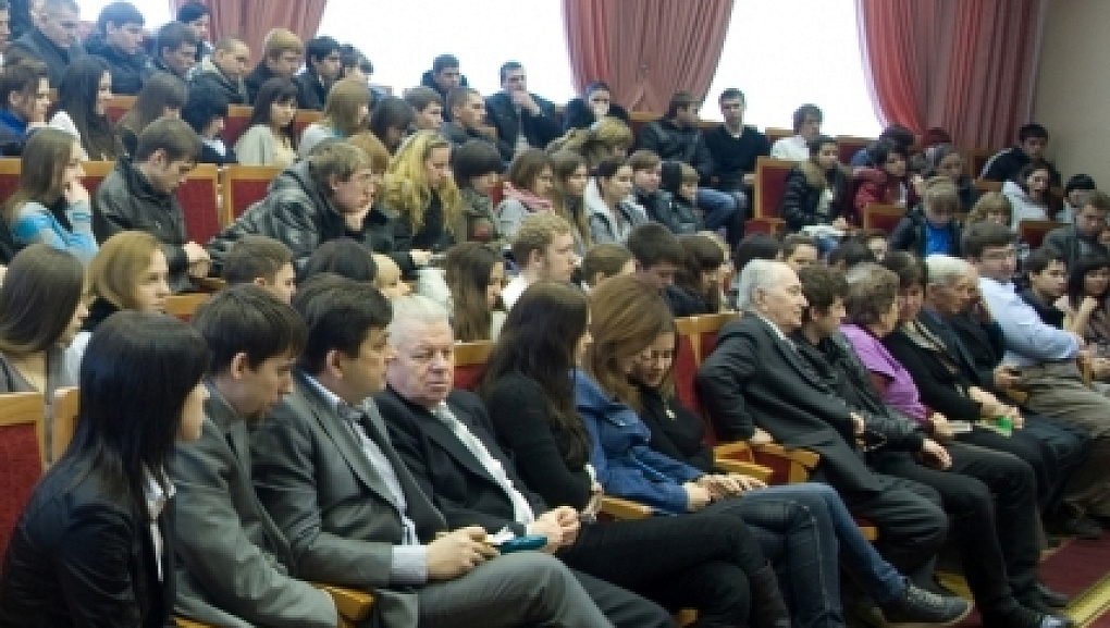 Присвоение звания почетного профессора КубГАУ  П. К. Заманиди